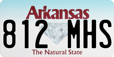 AR license plate 812MHS
