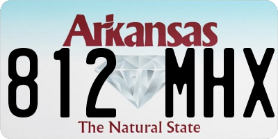 AR license plate 812MHX