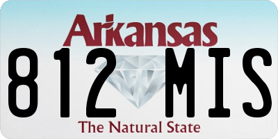 AR license plate 812MIS