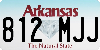 AR license plate 812MJJ