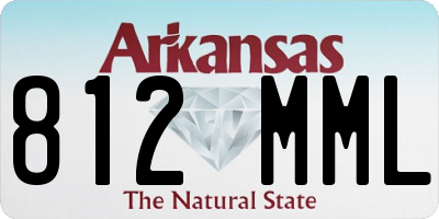 AR license plate 812MML