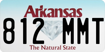 AR license plate 812MMT