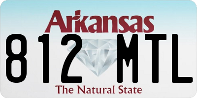 AR license plate 812MTL