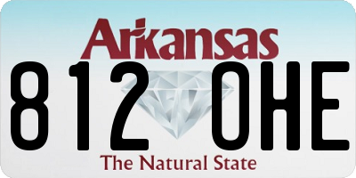 AR license plate 812OHE