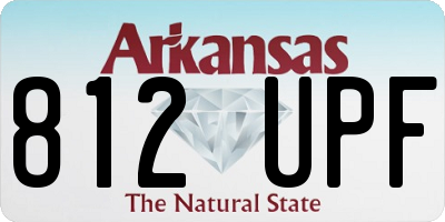 AR license plate 812UPF