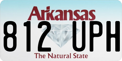 AR license plate 812UPH