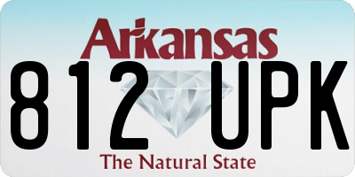AR license plate 812UPK