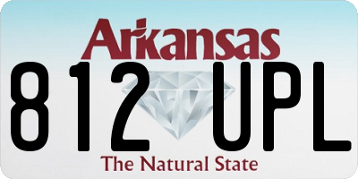 AR license plate 812UPL