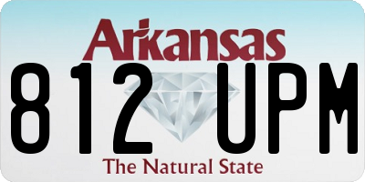 AR license plate 812UPM