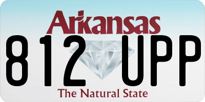 AR license plate 812UPP