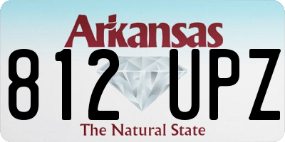 AR license plate 812UPZ