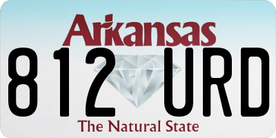 AR license plate 812URD