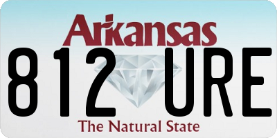 AR license plate 812URE