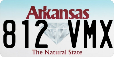 AR license plate 812VMX