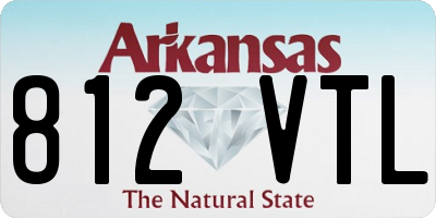 AR license plate 812VTL