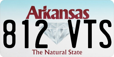 AR license plate 812VTS