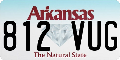 AR license plate 812VUG