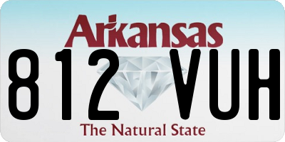 AR license plate 812VUH