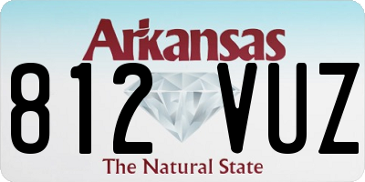AR license plate 812VUZ