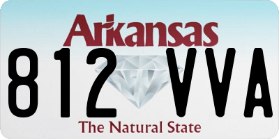 AR license plate 812VVA