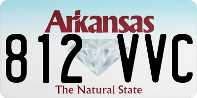 AR license plate 812VVC
