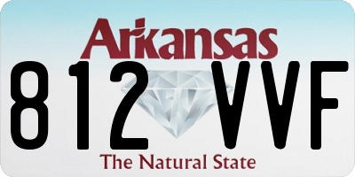 AR license plate 812VVF