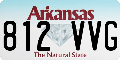 AR license plate 812VVG