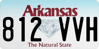 AR license plate 812VVH