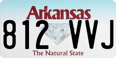 AR license plate 812VVJ
