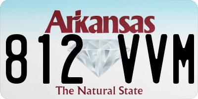 AR license plate 812VVM