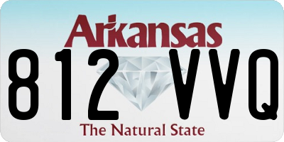 AR license plate 812VVQ