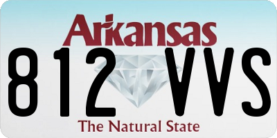 AR license plate 812VVS