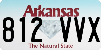 AR license plate 812VVX