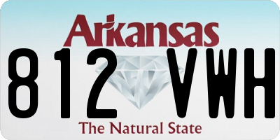 AR license plate 812VWH