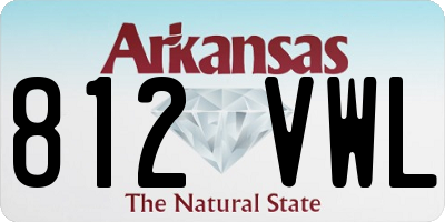 AR license plate 812VWL