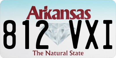 AR license plate 812VXI