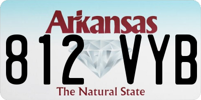 AR license plate 812VYB