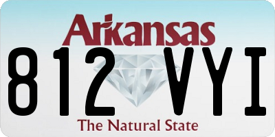 AR license plate 812VYI
