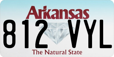 AR license plate 812VYL