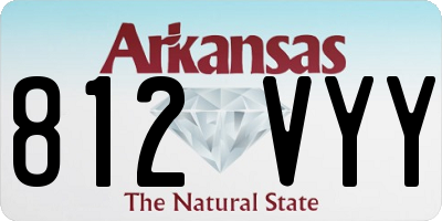 AR license plate 812VYY