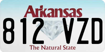 AR license plate 812VZD