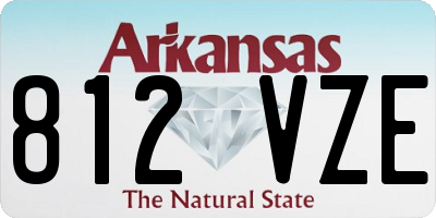 AR license plate 812VZE