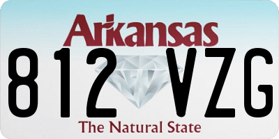 AR license plate 812VZG