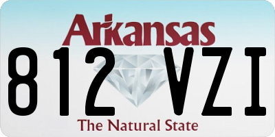AR license plate 812VZI