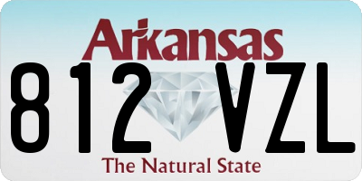 AR license plate 812VZL