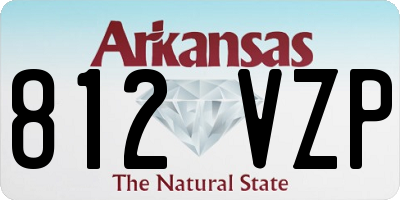 AR license plate 812VZP
