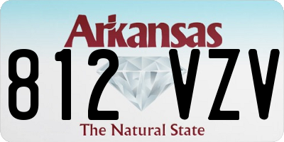 AR license plate 812VZV