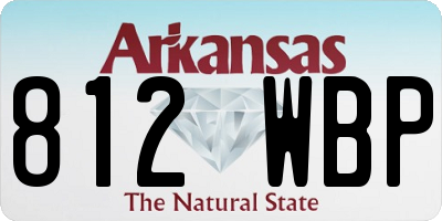 AR license plate 812WBP