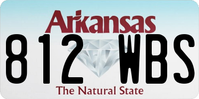 AR license plate 812WBS