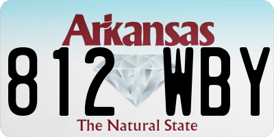 AR license plate 812WBY
